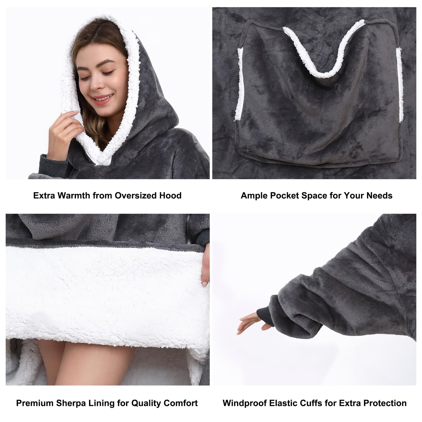 Convend Pet Hoodie Blanket with Giant Pocket™