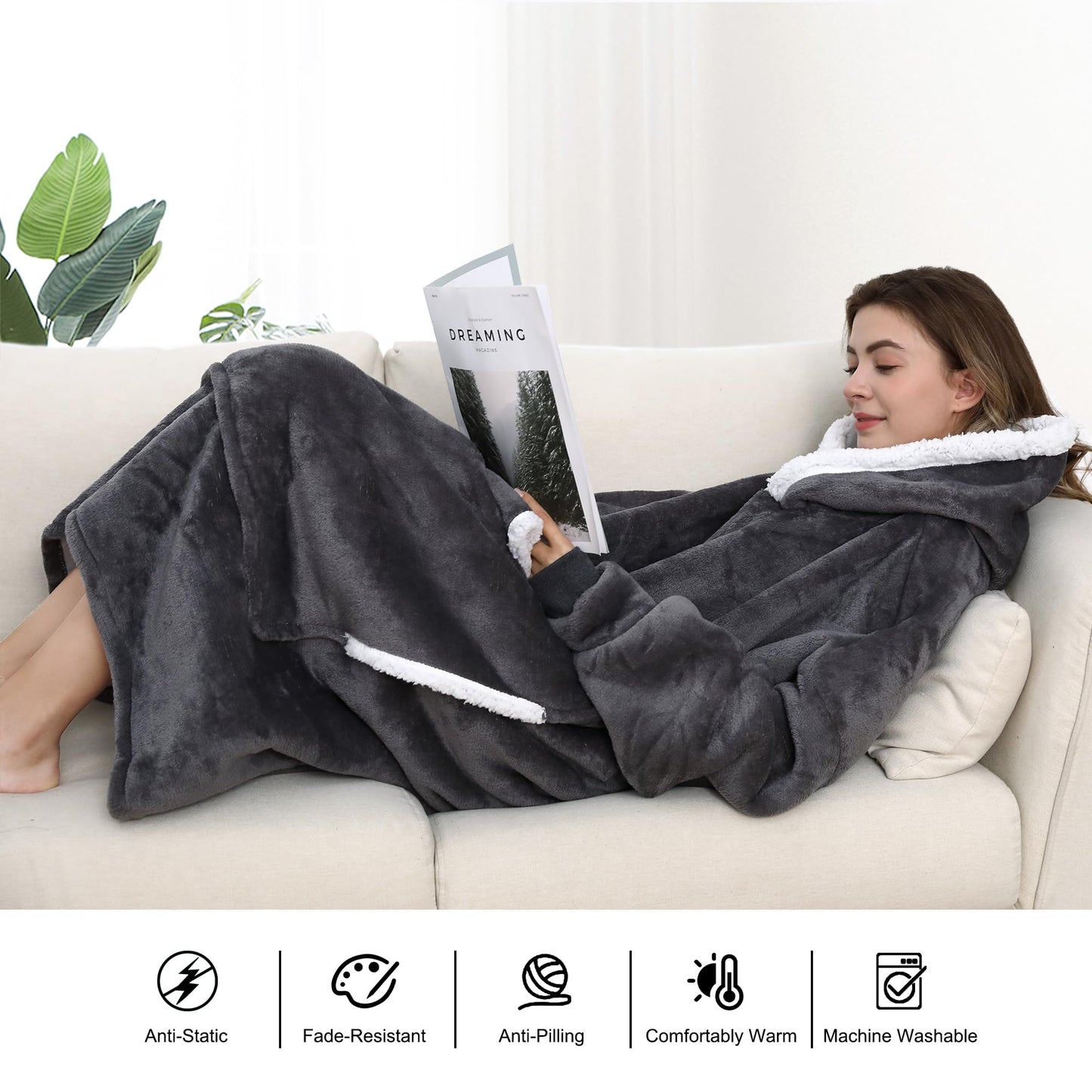 Convend Pet Hoodie Blanket with Giant Pocket™